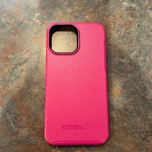 Pink OtterBox case for iPhone 13 Pro Max and 12 Pro Max